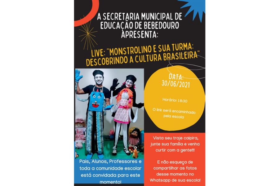 SEMEB realiza festa junina virtual na quarta-feira (30)